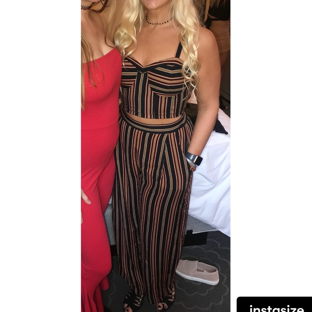 Two piece pant and tank set